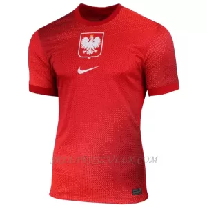 Koszulka Piłkarska Polska Robert Lewandowski 9 Męska Wyjazdowa Euro 2024