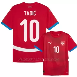 Koszulka Piłkarska Serbia Tadic 10 Męska Domowa Euro 2024 Koszulka Piłkarska Serbia Tadic 10 Męska Domowa Euro 2024
