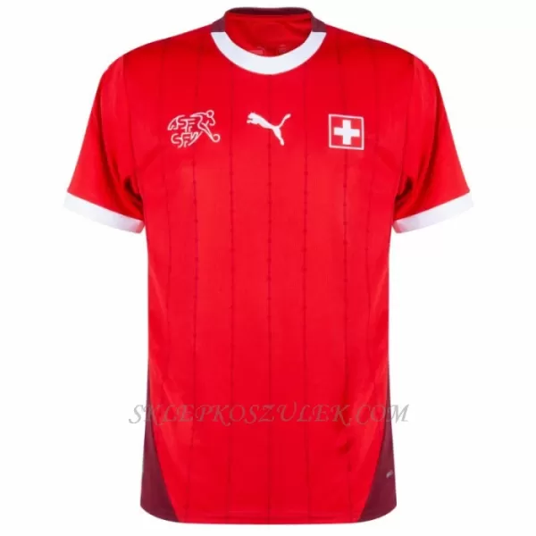 Koszulka Piłkarska Szwajcaria Xhaka 10 Męska Domowa Euro 2024