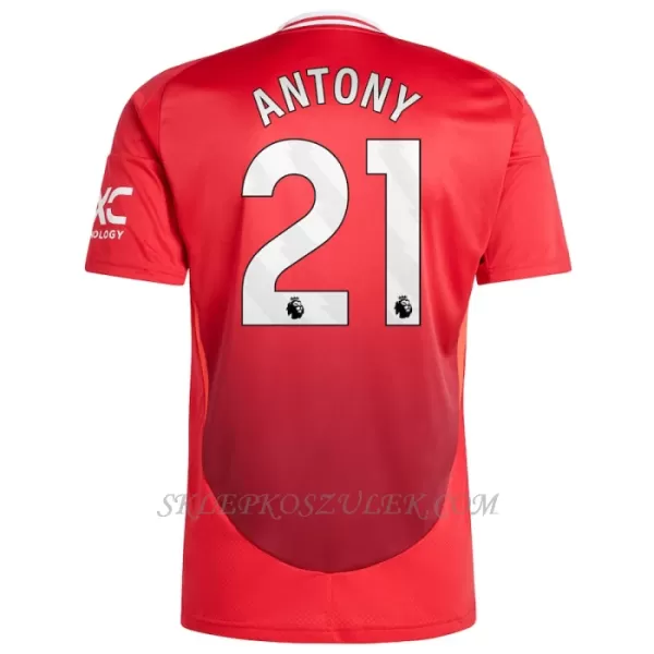 Koszulka Piłkarska Manchester United Antony 21 Męska Domowa 2024/25