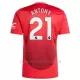Koszulka Piłkarska Manchester United Antony 21 Męska Domowa 2024/25
