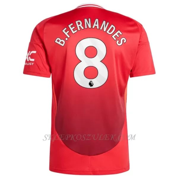 Koszulka Piłkarska Manchester United Bruno Fernandes 8 Męska Domowa 2024/25