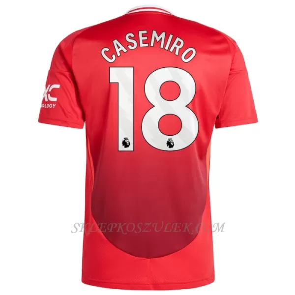 Koszulka Piłkarska Manchester United Casemiro 18 Męska Domowa 2024/25