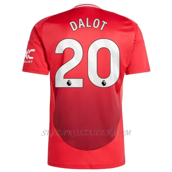 Koszulka Piłkarska Manchester United Diogo Dalot 20 Męska Domowa 2024/25