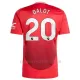 Koszulka Piłkarska Manchester United Diogo Dalot 20 Męska Domowa 2024/25