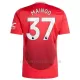 Koszulka Piłkarska Manchester United Kobbie Mainoo 37 Męska Domowa 2024/25