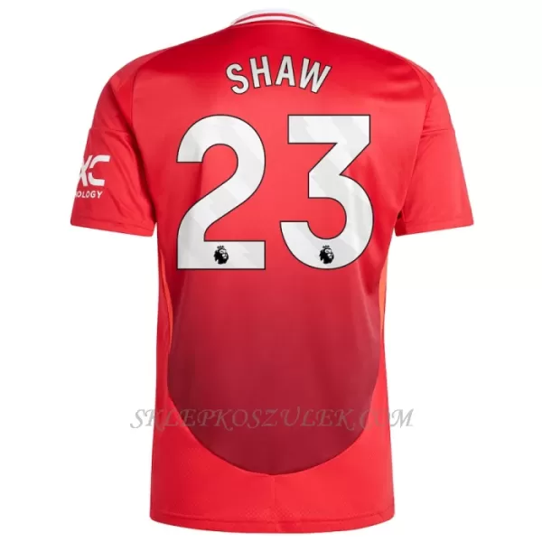 Koszulka Piłkarska Manchester United Luke Shaw 23 Męska Domowa 2024/25