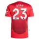 Koszulka Piłkarska Manchester United Luke Shaw 23 Męska Domowa 2024/25