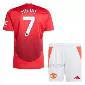 Koszulka Piłkarska Manchester United Mason Mount 7 Dziecięca Domowa 2024/25
