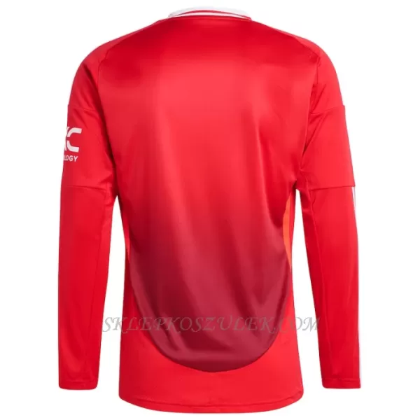 Koszulka Piłkarska Manchester United Męska Domowa 2024/25 Długi Rękaw