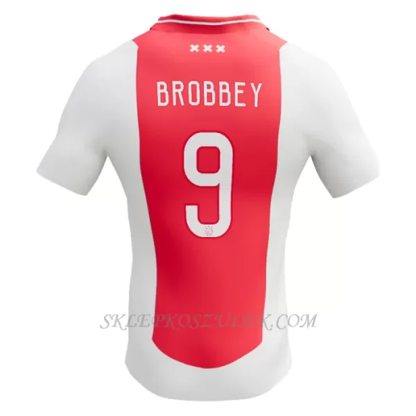 Koszulka Piłkarska AFC Ajax Brian Brobbey 9 Dziecięca Domowa 2024/25