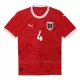 Koszulka Piłkarska Austria Kevin Danso 4 Męska Domowa Euro 2024