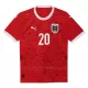 Koszulka Piłkarska Austria Konrad Laimer 20 Męska Domowa Euro 2024