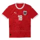 Koszulka Piłkarska Austria Romano Schmid 18 Męska Domowa Euro 2024