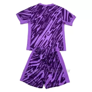 Koszulka Piłkarska Bramkarska Paris Saint-Germain Dziecięca 2024/25 Fioletowy