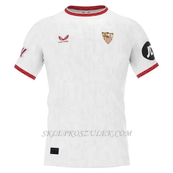 Koszulka Piłkarska Sevilla Dziecięca Domowa 2024/25