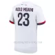 Koszulka Piłkarska Paris Saint-Germain Kolo Muani 23 Męska Wyjazdowa 2024/25