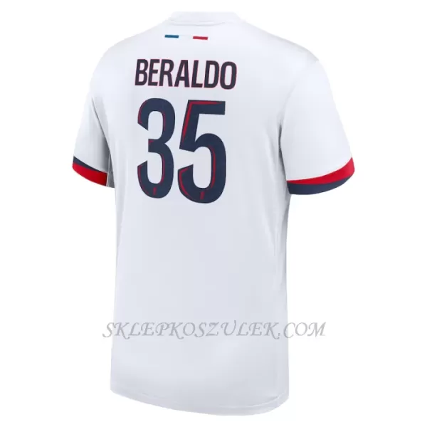 Koszulka Piłkarska Paris Saint-Germain Lucas Beraldo 35 Męska Wyjazdowa 2024/25