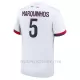 Koszulka Piłkarska Paris Saint-Germain Marquinhos 5 Męska Wyjazdowa 2024/25
