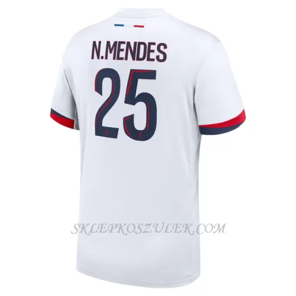 Koszulka Piłkarska Paris Saint-Germain Nuno Mendes 25 Męska Wyjazdowa 2024/25