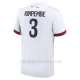 Koszulka Piłkarska Paris Saint-Germain Presnel Kimpembe 3 Męska Wyjazdowa 2024/25