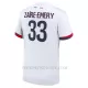 Koszulka Piłkarska Paris Saint-Germain Zaire Emery 33 Męska Wyjazdowa 2024/25
