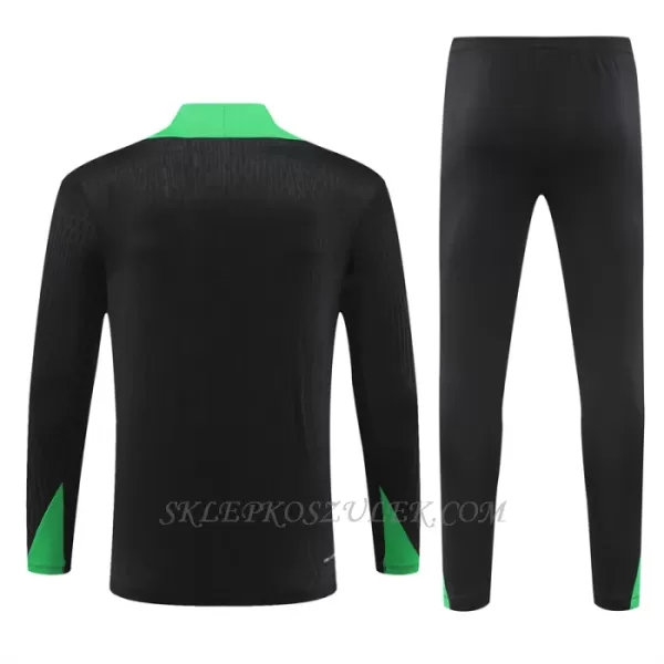 Brazylia Zestaw Bluzy Treningowej Męska 2024/25 Czarny