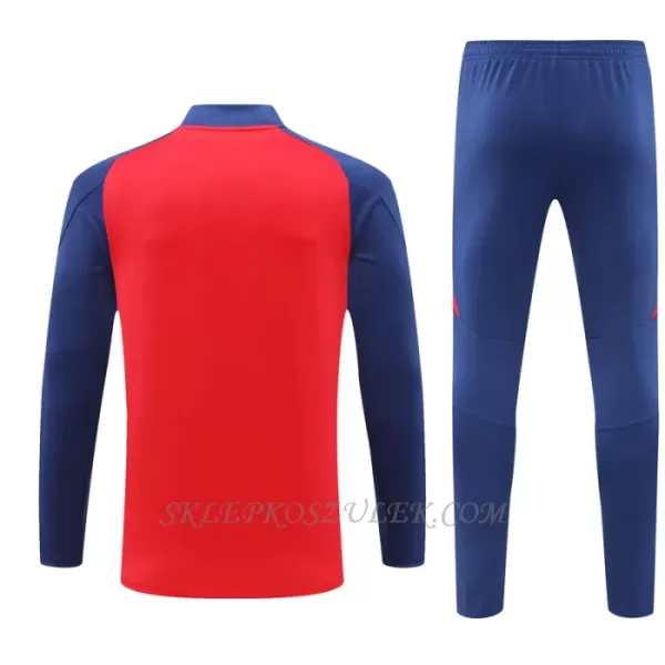 Hiszpania Zestaw Bluzy Treningowej Męska 2024/25 Czerwony