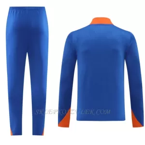 Holandia Zestaw Bluzy Treningowej Męska 2024/25 Niebieski