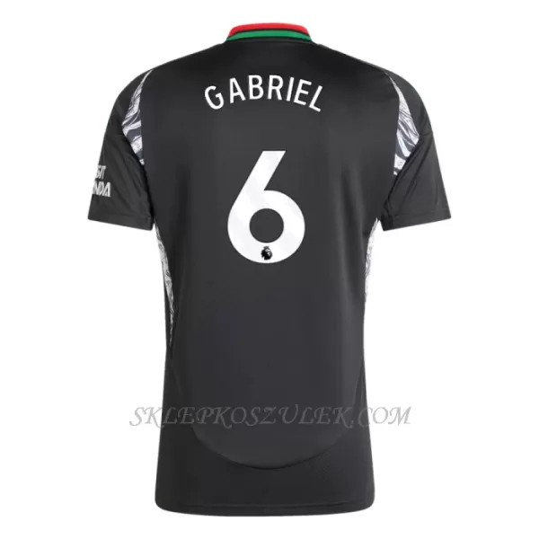 Koszulka Piłkarska Arsenal Gabriel 6 Dziecięca Wyjazdowa 2024/25