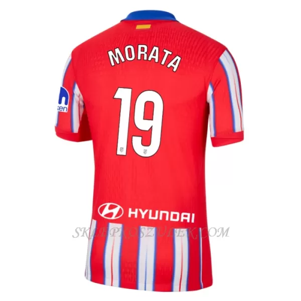 Koszulka Piłkarska Atlético Madryt Alvaro Morata 19 Dziecięca Domowa 2024/25