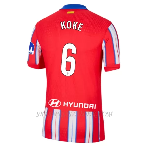 Koszulka Piłkarska Atlético Madryt Koke 6 Dziecięca Domowa 2024/25