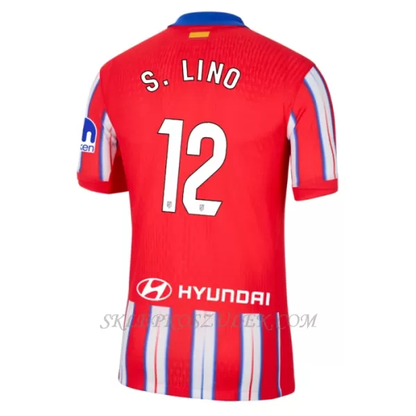 Koszulka Piłkarska Atlético Madryt S. Lino 12 Dziecięca Domowa 2024/25