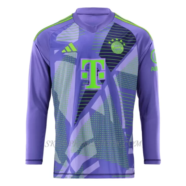 Koszulka Piłkarska Bramkarska FC Bayern Monachium Manuel Neuer 1 Dziecięca Wyjazdowa 2024/25