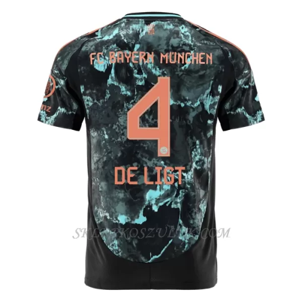 Koszulka Piłkarska FC Bayern Monachium Matthijs de Ligt 4 Dziecięca Wyjazdowa 2024/25