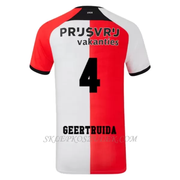 Koszulka Piłkarska Feyenoord Rotterdam Geertruida 4 Dziecięca Domowa 2024/25