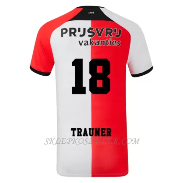Koszulka Piłkarska Feyenoord Rotterdam Trauner 18 Dziecięca Domowa 2024/25
