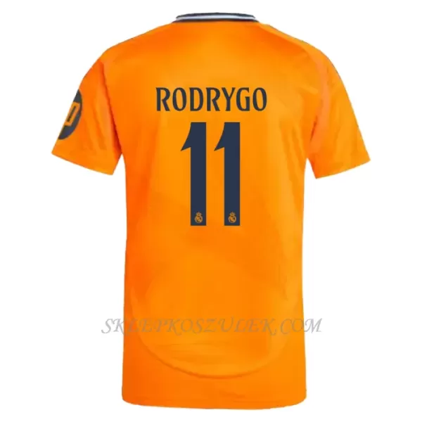 Koszulka Piłkarska Real Madryt Rodrygo Goes 11 Dziecięca Wyjazdowa 2024/25