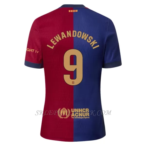 Koszulka Piłkarska FC Barcelona Robert Lewandowski 9 Dziecięca Domowa 2024/25