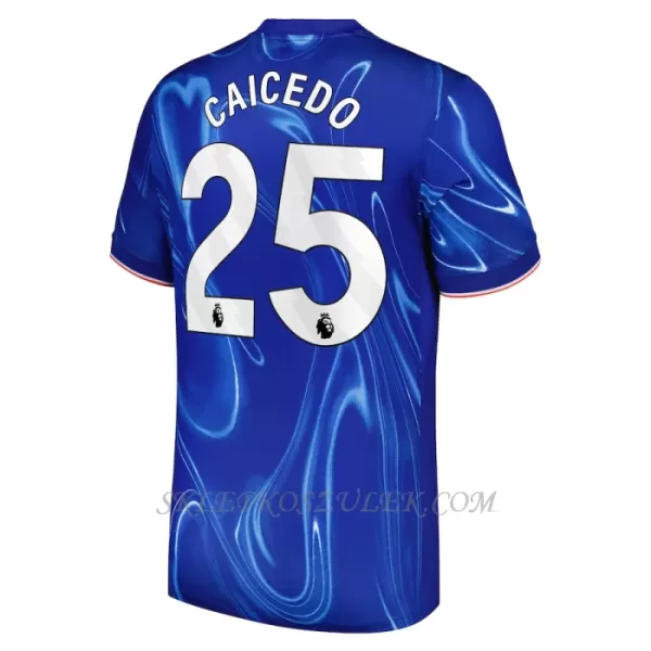 Koszulka Piłkarska Chelsea Moisés Caicedo 25 Męska Domowa 2024/25