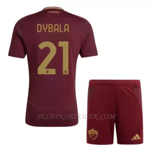 Koszulka Piłkarska AS Roma Paulo Dybala 21 Dziecięca Domowa 2024/25
