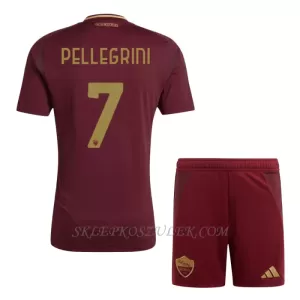 Koszulka Piłkarska AS Roma Pellegrini 7 Dziecięca Domowa 2024/25