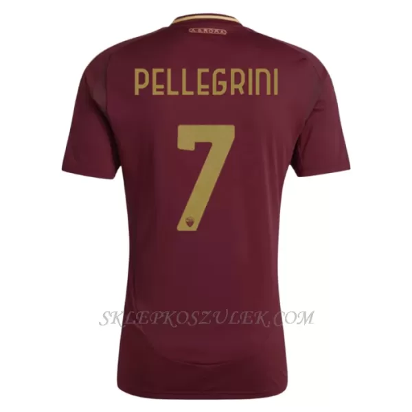 Koszulka Piłkarska AS Roma Pellegrini 7 Dziecięca Domowa 2024/25