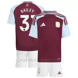 Koszulka Piłkarska Aston Villa Bailey 31 Dziecięca Domowa 2024/25