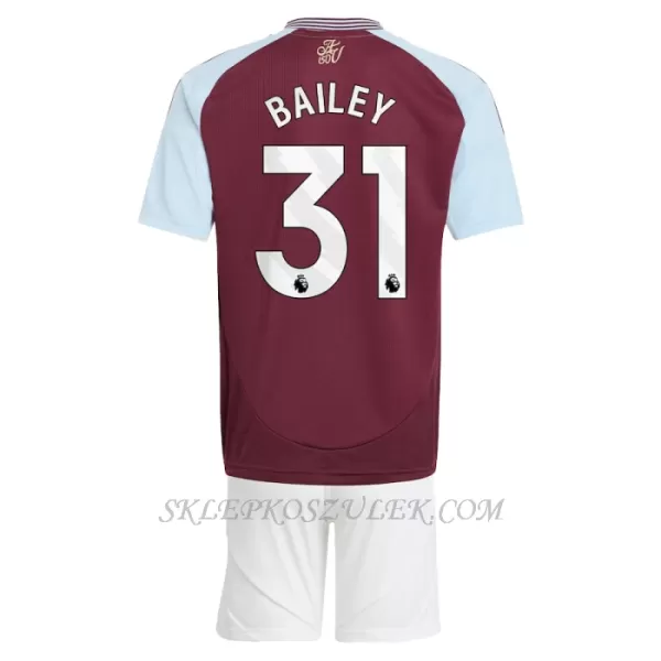 Koszulka Piłkarska Aston Villa Bailey 31 Dziecięca Domowa 2024/25