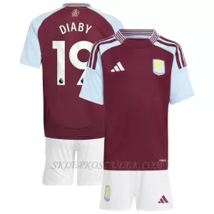 Koszulka Piłkarska Aston Villa Diaby 19 Dziecięca Domowa 2024/25