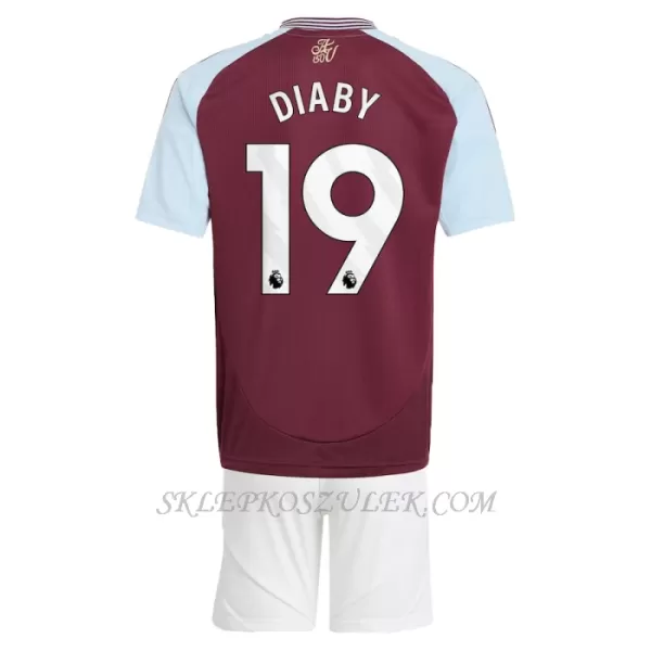 Koszulka Piłkarska Aston Villa Diaby 19 Dziecięca Domowa 2024/25