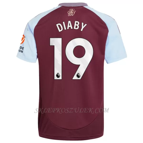 Koszulka Piłkarska Aston Villa Diaby 19 Męska Domowa 2024/25