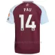 Koszulka Piłkarska Aston Villa Pau 14 Męska Domowa 2024/25