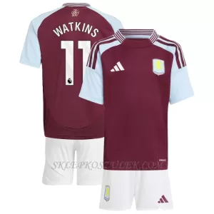 Koszulka Piłkarska Aston Villa Watkins 11 Dziecięca Domowa 2024/25